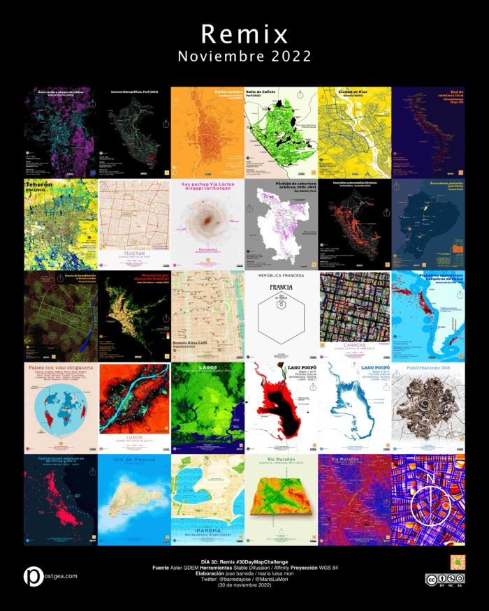 Remix de mapas de temáticas diversas noviembre 2022